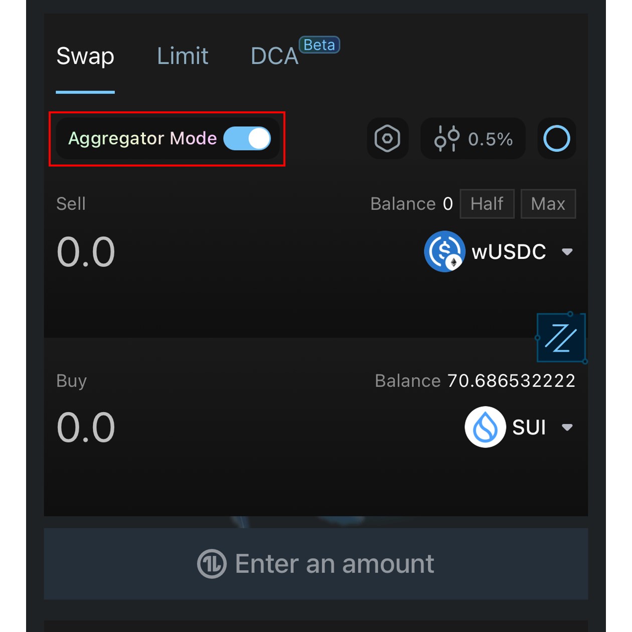 Aggregator Mode（Cetus）